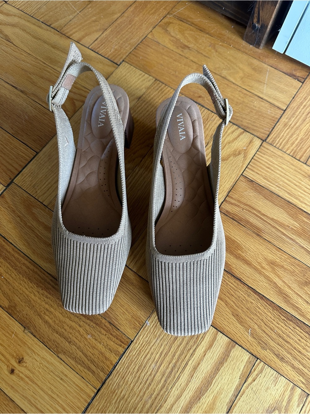 Vivaia Women's Slingback Block Heel Pumps - 39.5